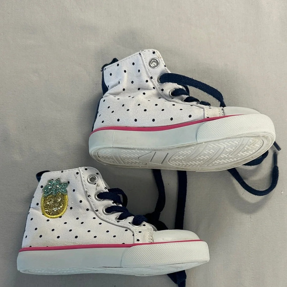 Gymboree - Kids High-Top Sneakers with Pineapple Patch - Picture 2 of 8